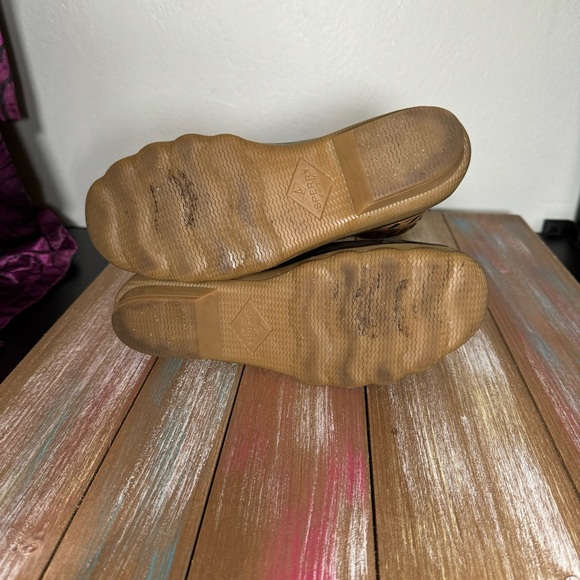 Speedy Women’s Syren Gulf Leopard Duck Size 7.5 Brown Boots Ankle Low Heel 1-2” - Picture 7 of 11